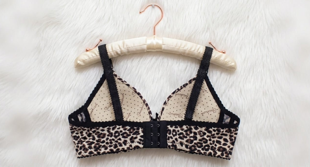 Leopard Print Padded Bra