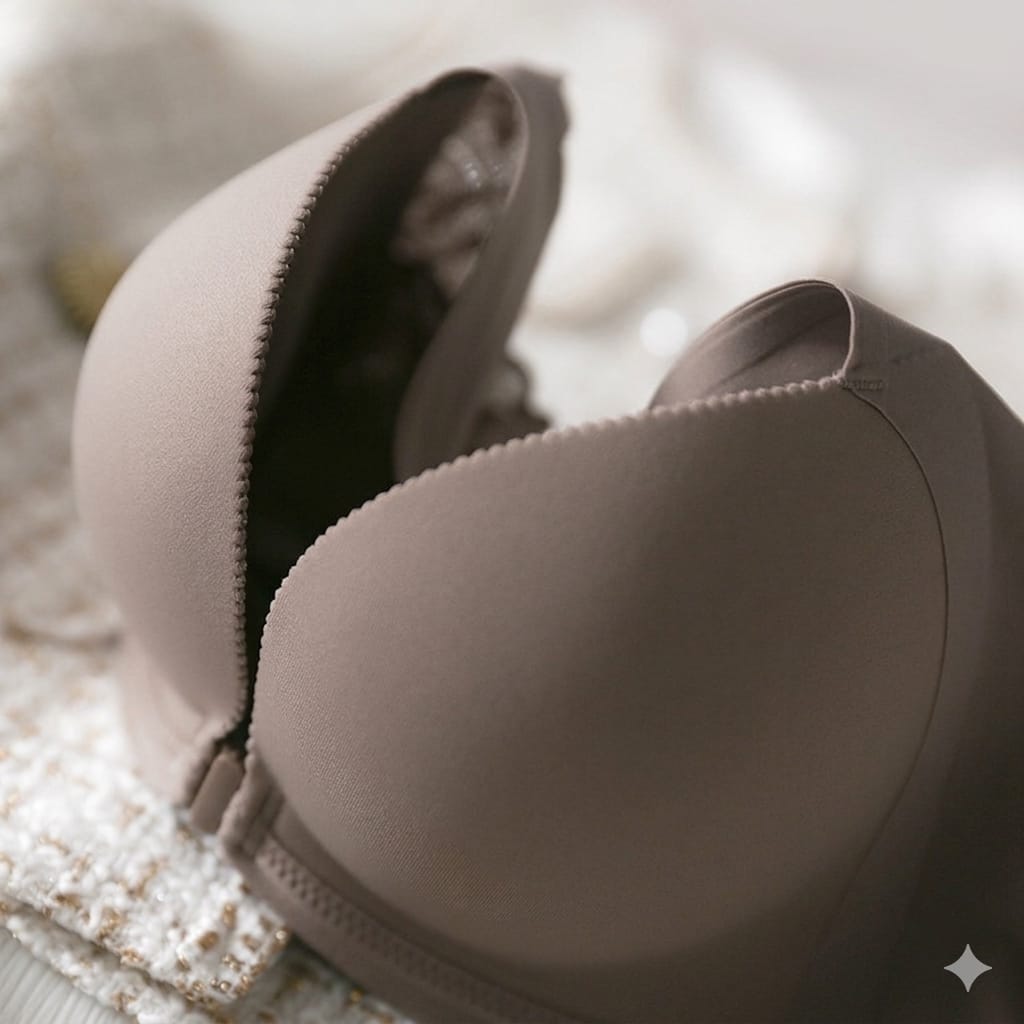B-7 | Seamless Lace-Trim Wireless Bra