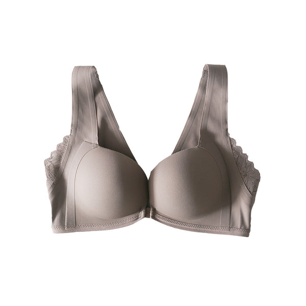 B-7 | Seamless Lace-Trim Wireless Bra