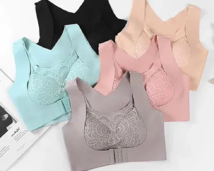 SP-1 | Butterfly Embroidered Wireless Bra