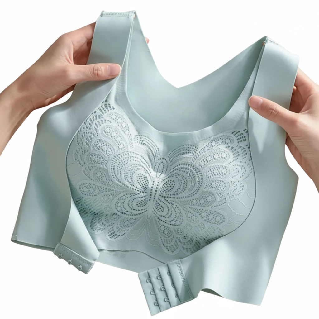 Butterfly Bra Blue Cropped